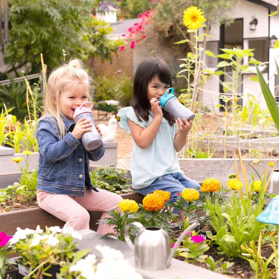 CHICCO Pop-up Cup gobelet anti-fuite avec bec et paille 350 ml 2 ans+