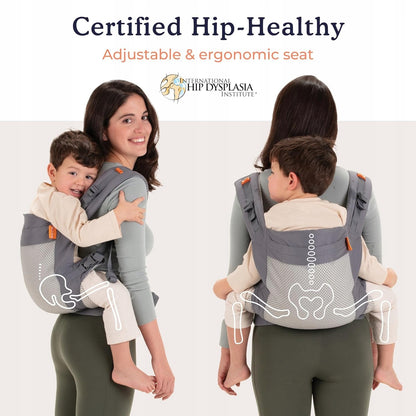 BECO TODDLER nosidełko klamrowe 9-27kg mesh 3d