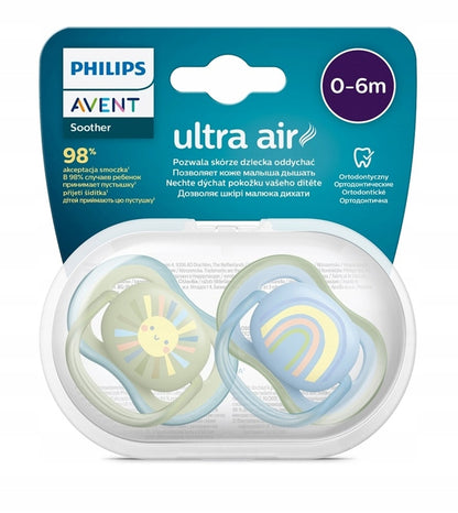 PHILIPS AVENT Ultra Air smoczki x 2 0-6msc