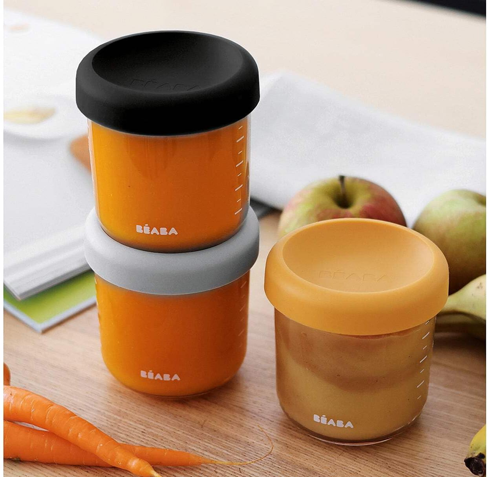 BEABA récipients alimentaires en verre 6x 250ml