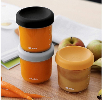 BEABA récipients alimentaires en verre 6x 250ml