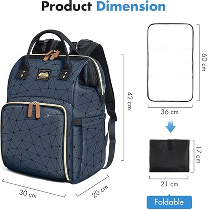LEKEBABY sac à dos à couches et accessoires IMPERMÉABLE