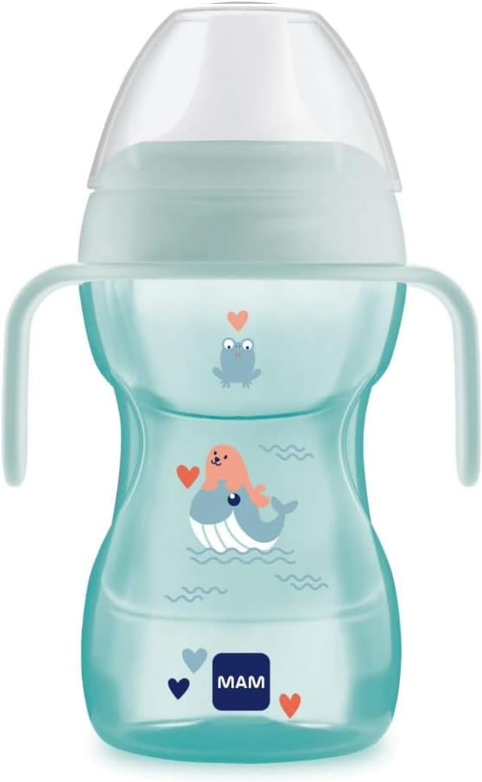 MAM Fun To Drink Cup netečúci pohár s náustkom 270 ml 8 m+