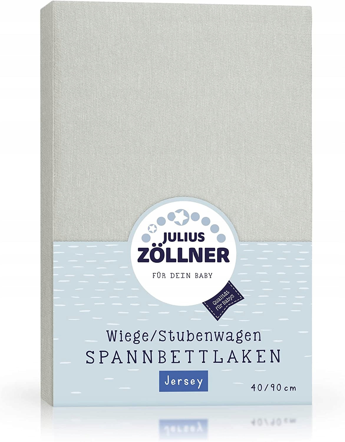 JULIUS ZOLLNER prześcieradło ze ściągaczami 40x90, miękkie bawełniane jersey do wózka i łóżeczka