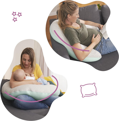 BADABULLE coussin de grossesse XXL 160cm