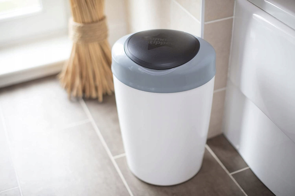 TOMMEE TIPPEE simplee sangenic kosz + wkład, kosz na pieluchy z pokrywą antyzapachową do łazienki