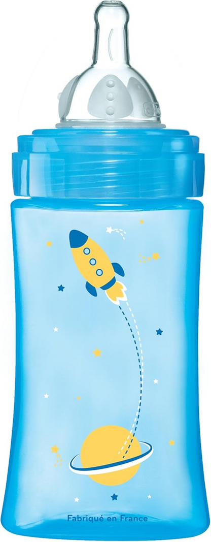 DODIE biberon 270 ml tétine 2 débit moyen 0-6 m LAPIN