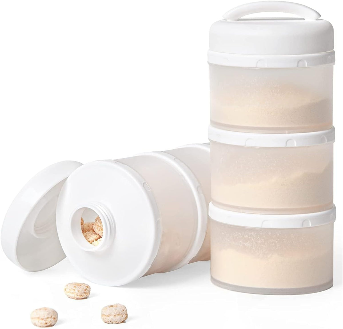 TERMICHY récipients pour lait infantile et en-cas, 2 pièces, 6 x 60 g