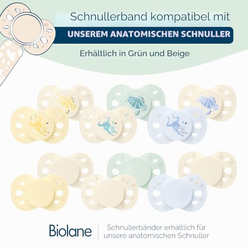 Biolane attache-sucette en coton