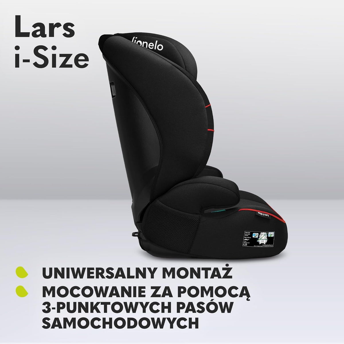 LIONELO Lars i-Size siège-auto groupes 2 et 3