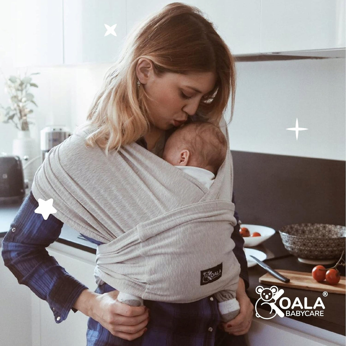 KOALA BABYCARE chusta do noszenia dziecka 2w1