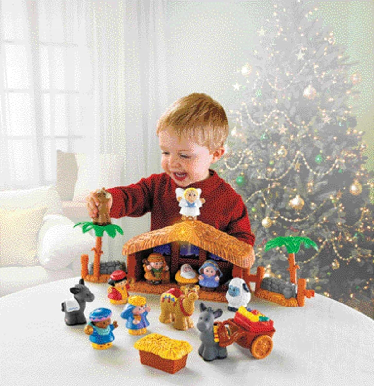 FISHER-PRICE Kerststal Little People