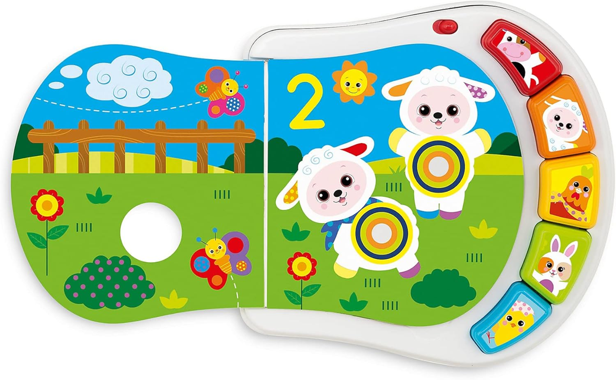 CHICCO Counting Farm livre électronique éducatif 19 x 19,5 cm