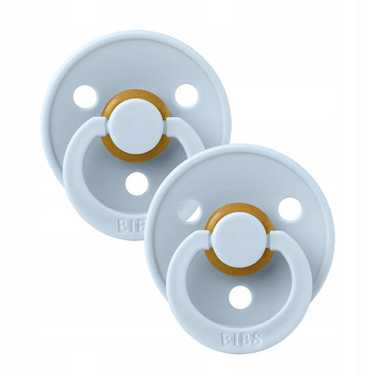 BIBS COLOUR smoczki uspokajające 2pack kauczuk 0-6msc