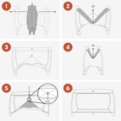Hauck Dream N Play Plus lit parapluie 120x60 jusqu’à 15 kg