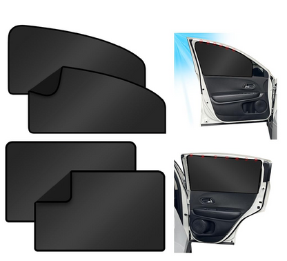 URAQT pare-soleil pour vitres latérales de voiture, lot de 4