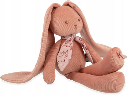 KALOO doudou en velours côtelé 35 cm LAPIN PANTIN + boîte