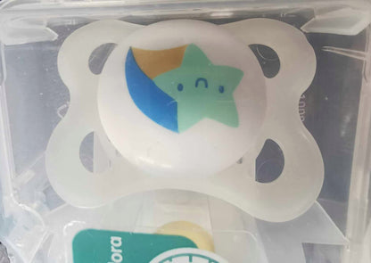 MAM ORIGINAL smoczek uspokajający x2 0-6m LATEKS
