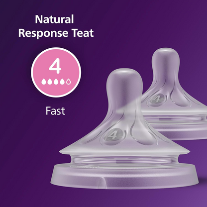 PHILIPS AVENT Natural RESPONSE tétines pour biberons 3mois+ x2