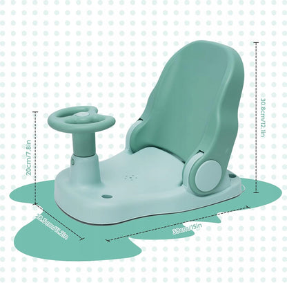 Siège de bain pour bébé 6m+ avec volant