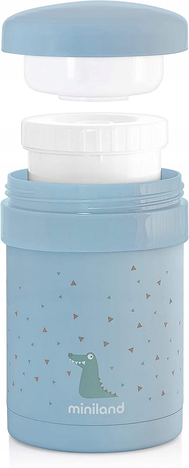 MINILAND Thermetic thermos alimentaire 700 ml + 2 récipients et étui avec poignée
