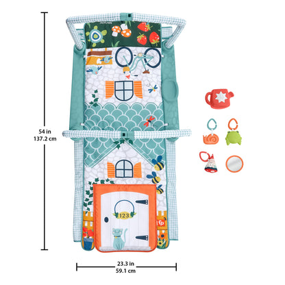 FISHER-PRICE mata do zabawy 3w1 edukacyjna Domek Odkrywcy