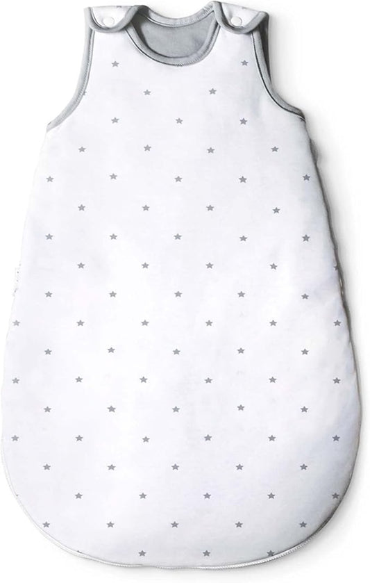EHRENKIND śpiworek do spania 86/92 całoroczny 2,5TOG biały w gwiazdki, 100% bawełna, unisex