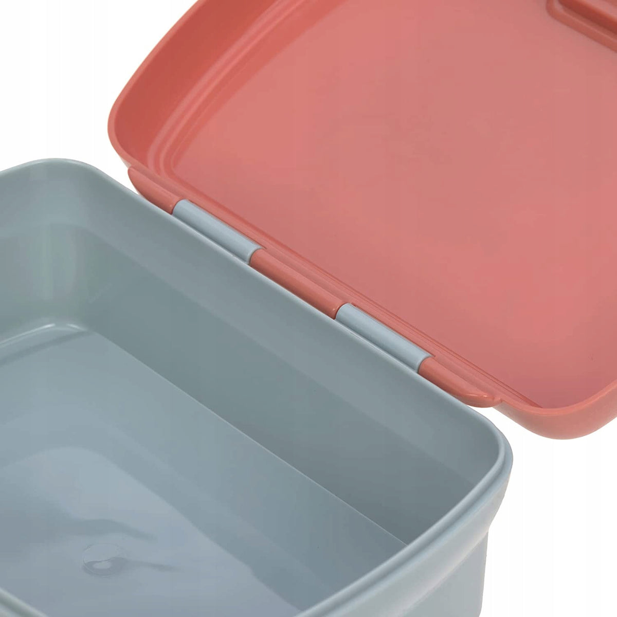 LASSIG zestaw śniadaniowy BIDON śniadaniówka, czerwony lunchbox z pojemnikiem i bidonem z motywem lisa