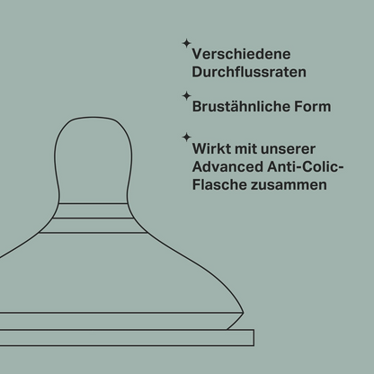 TOMMEE TIPPEE smoczki 6m+ x2 ADVANCED ANTI-COLIC – zdjęcie produktu 4