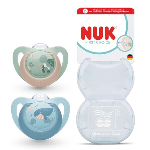 NUK First Choice silikónový cumlík na upokojenie x2 6–18 mesiacov