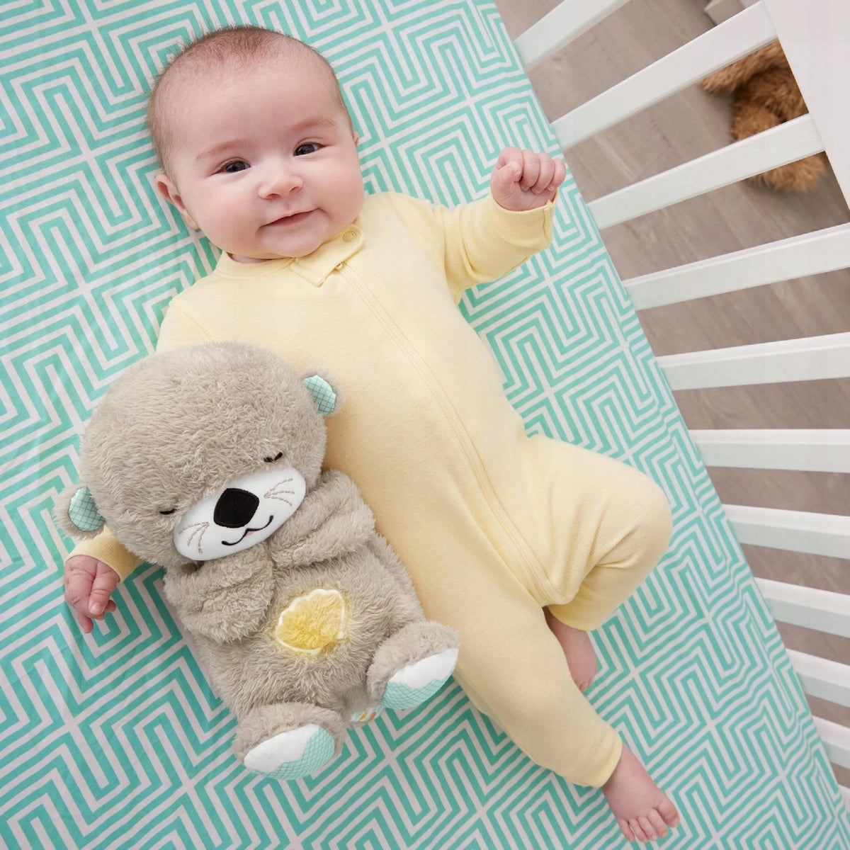 FISHER-PRICE śpiąca WYDRA z ruszającym się brzuszkiem, dźwiękami i światłem – zdjęcie produktu 4