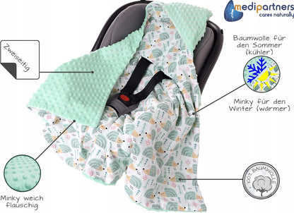 MEDIPARTNERS couverture pour siège auto couverture MINKY