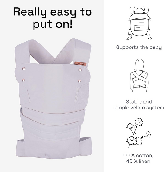 MARSUPI 2.0 ergonomisk bärsele S/M 3,5 - 15 kg