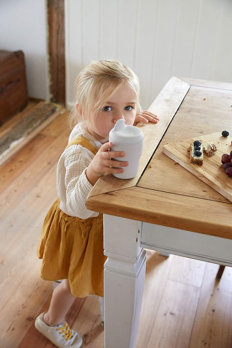 LASSIG Tasse d'entraînement avec bec en silicone 200 ml 6 mois+