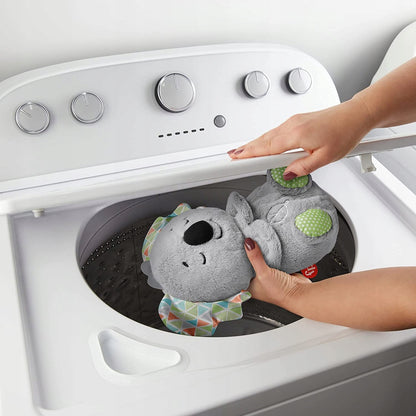 FISHER-PRICE śpiący KOALA oddychający brzuszek - uspokajająca przytulanka z muzyką i białym szumem