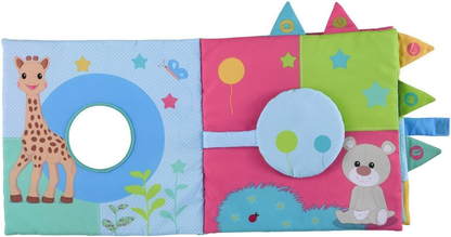 ŻYRAFA SOPHIE książeczka sensoryczna duża 30 x 30