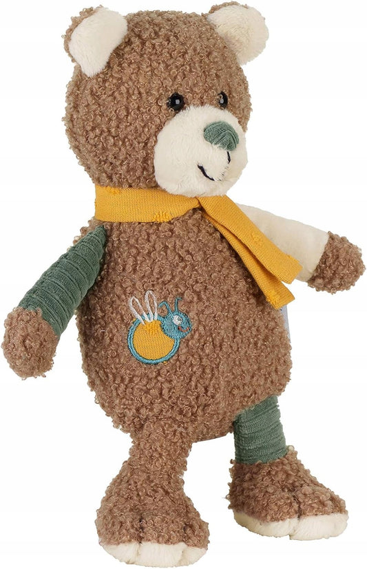 STERNTALER osito de peluche de algodón con sonajero, 23 cm, OSO BEN
