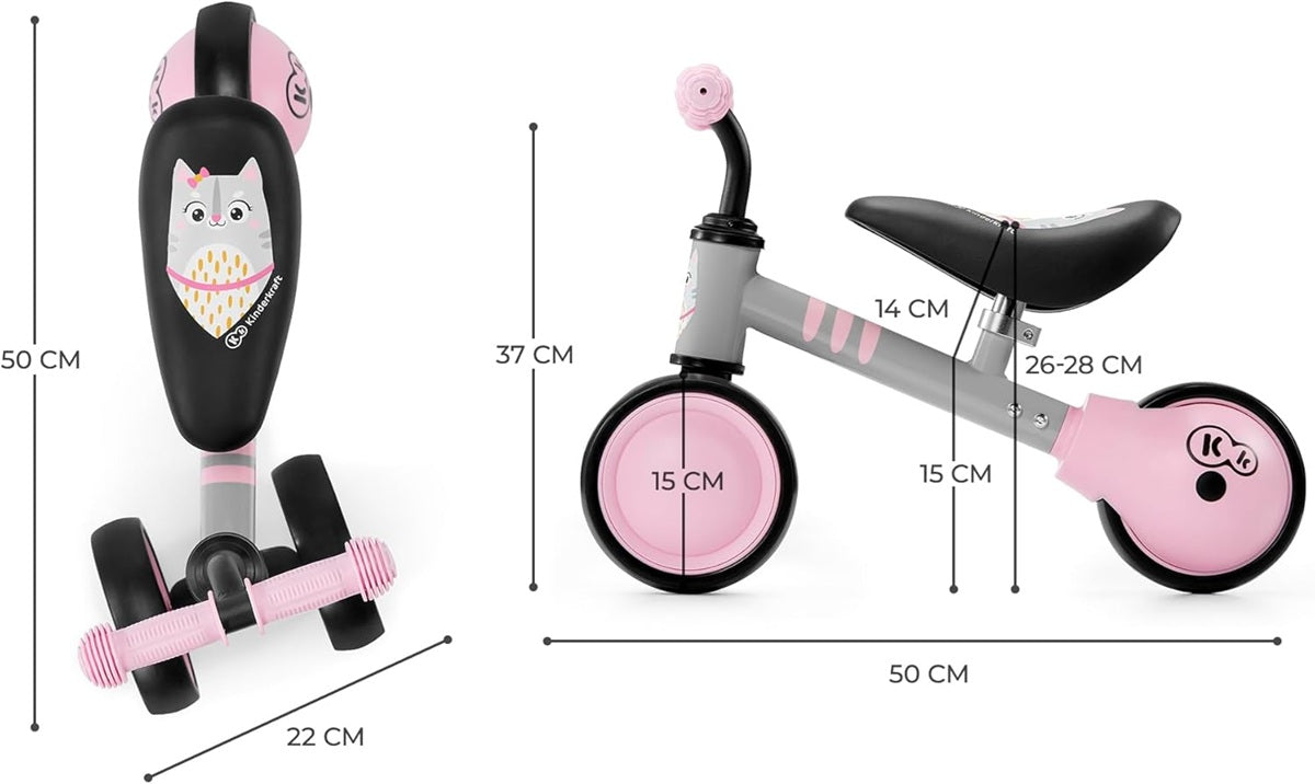 KINDERKRAFT Cutie mini futóbicikli 25 kg-ig