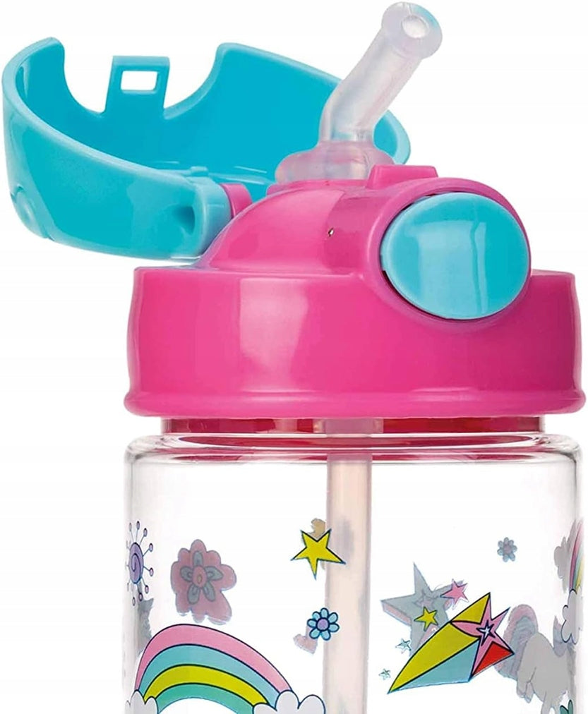 NUBY Gobelet avec paille en tritan, bouteille avec paille 4 mois+ 540 ml