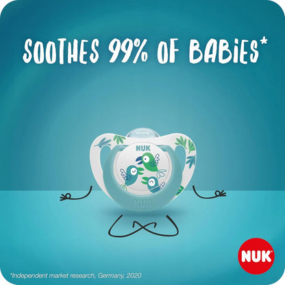 NUK SIGNATURE Day&Night smoczek uspokajający x4 0-6msc