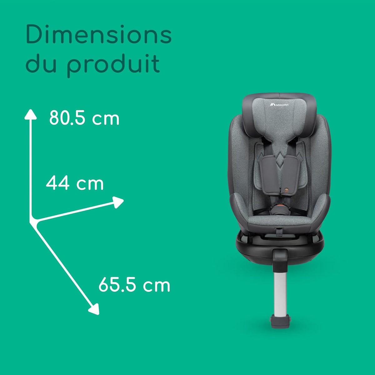 BEBECONFORT EVOLVEFIX PLUS I-SIZE fotelik 0-36m 360° z bazą ISOFIX
