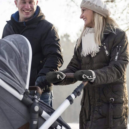 Wasserdichter Kinderwagen-Handwärmer mit Fleece – Produktfoto 5