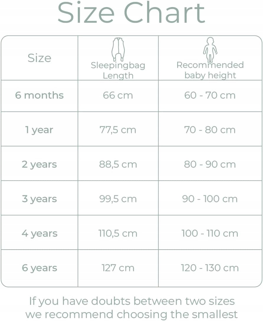 MOLIS&CO gigoteuse d'été 0,5TOG 3 ans jambes 90-100cm