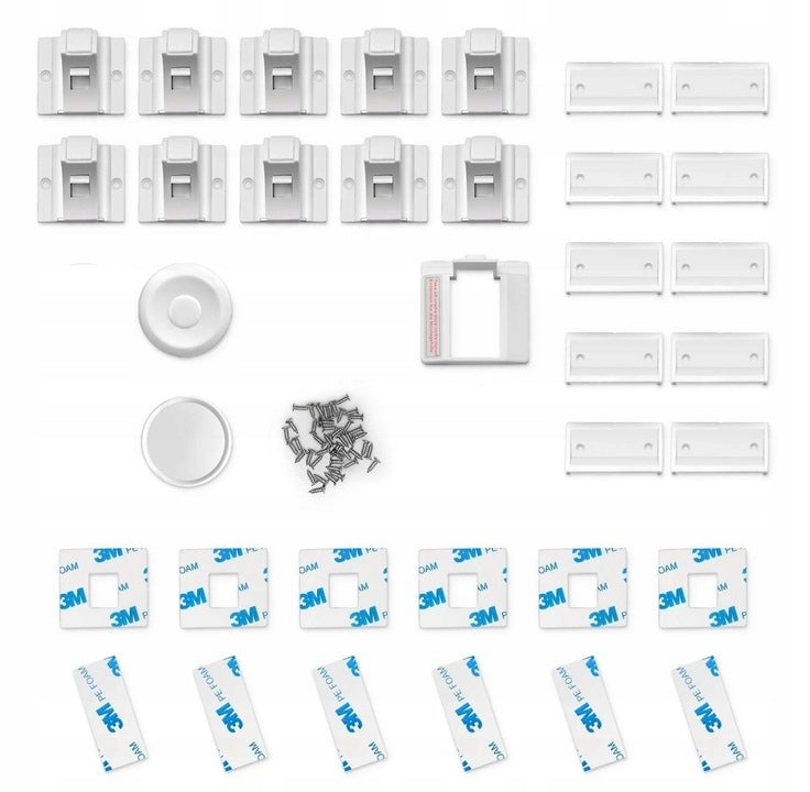 NORJEWS Schrank- und Schubladensicherungen, 10 Stück – Produktfoto 2