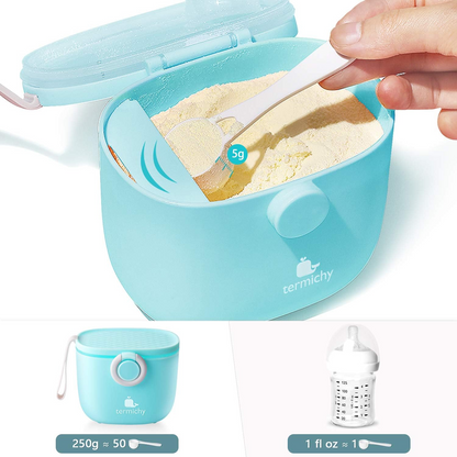 TERMICHY récipient pour lait infantile 500 ml 250 g + mesurette