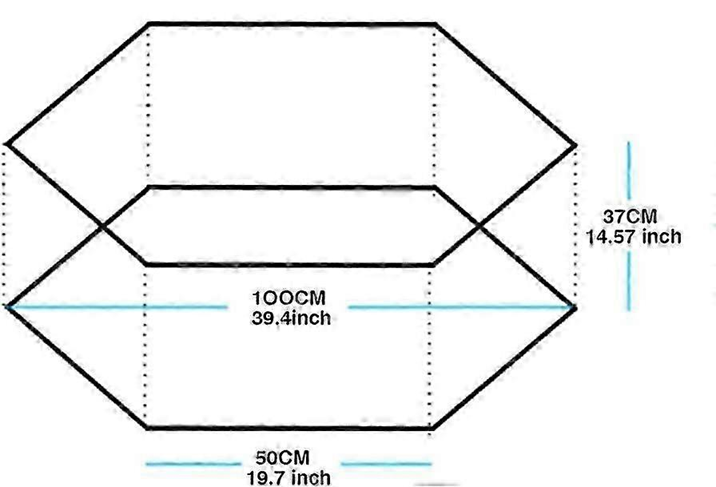 LALAWOW piscine sèche compacte 100cm SANS BALLES