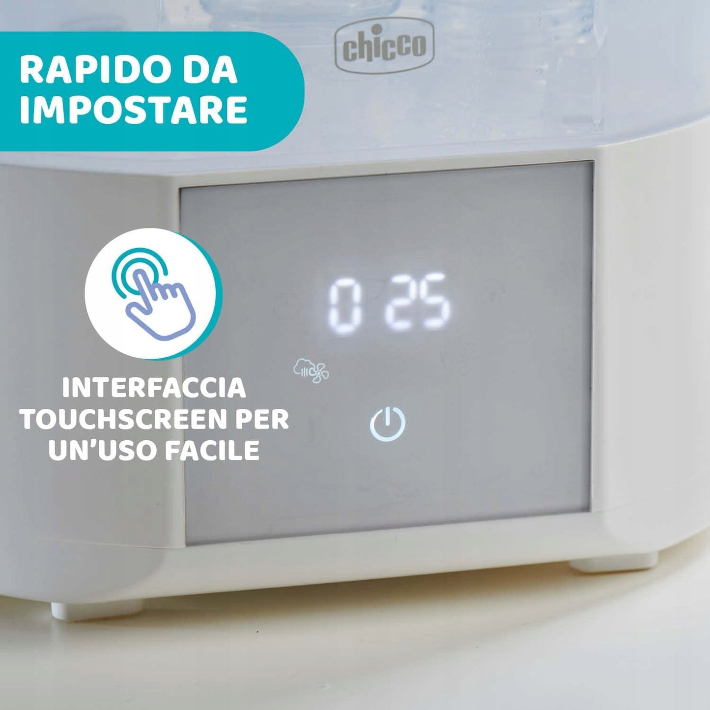 CHICCO sterylizator parowy z suszarką All in One – zdjęcie produktu 8