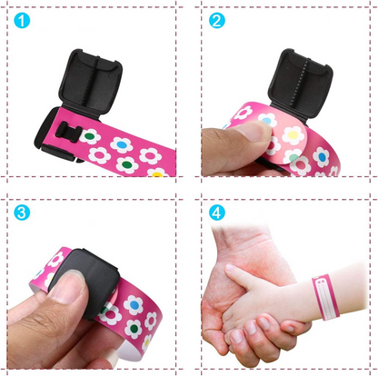 VICLOON pulseras SOS impermeables para niños 10 unidades