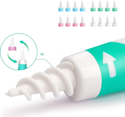 eVATMASTER urządzenie do czyszczenia uszu + 16 silikonowych końcówek – zdjęcie produktu 3