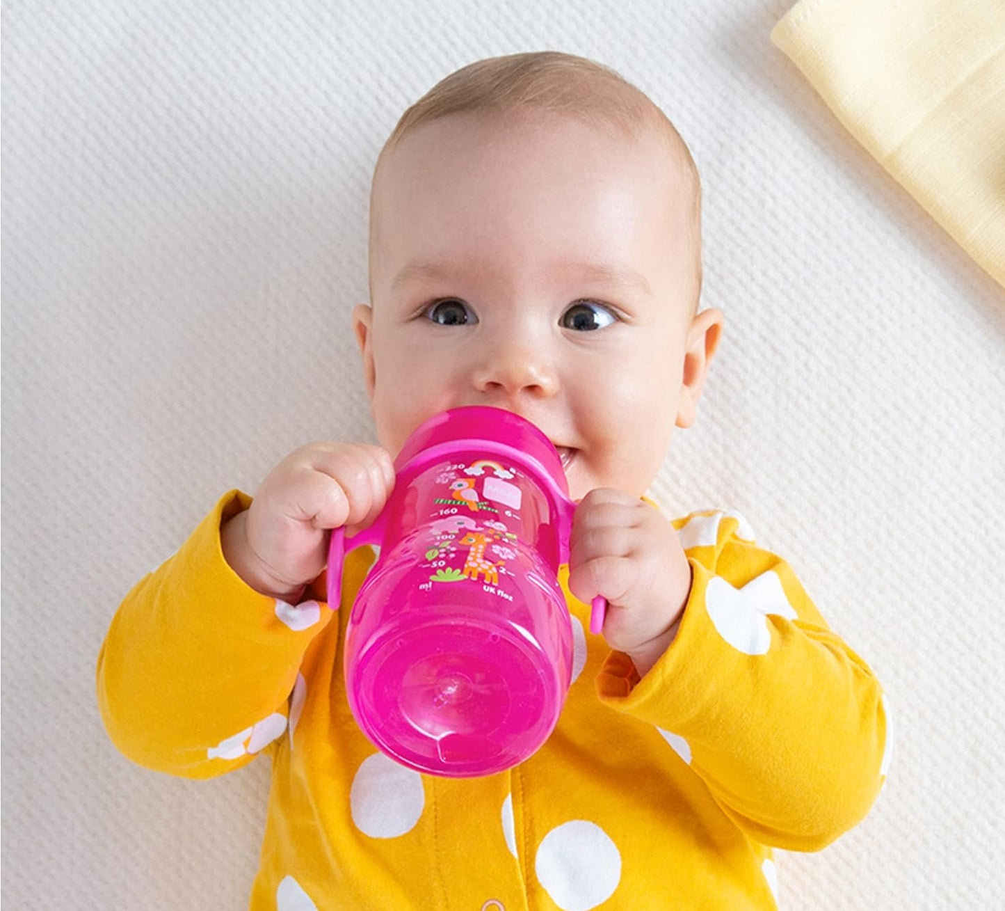 MAM Trainer+ kubek niekapek 220 ml z 2 ustnikami, 4 m+ – zdjęcie produktu 4